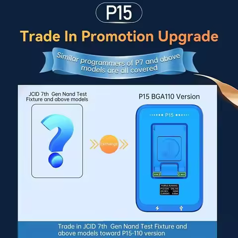 JCID P15 BGA110 Trade In Promotion Upgrade For JC P13/P14 Pro P11/P7/P7 PRO/P7S/P8 Pro 1000S Program