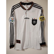 【New-Retro】1996 Germany Home Retro Soccer Jersey Long Sleeve Klinsmann Top Quality Vintage Football 