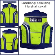 Motorbike Riding vest Reflector With Lambang Marshall