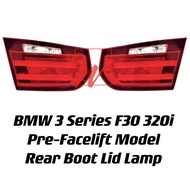 BMW 3 Series F30 320i Sedan Pre-Facelift Rear Boot Lid Lamp New