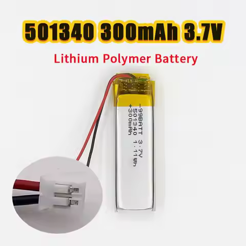 501340 501440 Lipo Battery 3.7V 300mAh Lithium Ion Polymer Batteries for TWS Bluetooth Headset Point