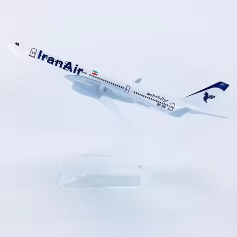 Kids Toys For Boys 1/400 Scale Diecast Alloy Aircraft 330 A330 Iran Air 16cm Plane Model Aircraft De
