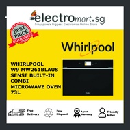WHIRLPOOL W9 MW261BLAUS  73L 6TH SENSE BUILT-IN COMBI MICROWAVE OVEN