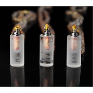 White Crystal Shurangama Mantra Necklace Nanwu Amitabha Six-Character Gawu Box Pendant Built-In Scri