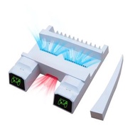 全城熱賣 - 適用於 PS5 SYP5-5088 手柄雙充散熱風扇 帶碟片收納架