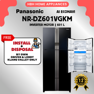 (Free Install) Panasonic NR-S621BB-MY| NR-DZ601VGKM| NR-XC561CUZM| NR-X561GBMY Side-By-Side Refriger