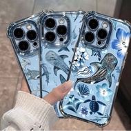 Ocean Shark Whales Summer Cellphone Case For Samsung S26 Ultra S25 S24 S23 Plus S25 FE A57 A37 A27 A