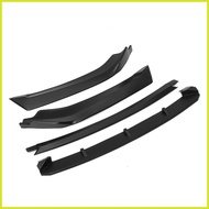 ◙ ▯ → Honda CITY Matte Black Car Front Bumper Lip Double Chin Splitter Diffuser Body Kit