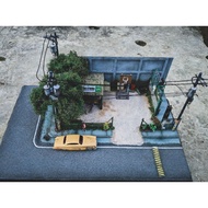 Diorama of the Uniting Stall 1: Scale Diecast Hotweels Inno64 MiniGT