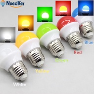 Yingke E27 Needker หลอดไฟ Led 3วัตต์ Smd2835สีขาว/เหลือง/แดง/เขียว/น้ำเงิน Lampu Hias Ac 110V 220V 2