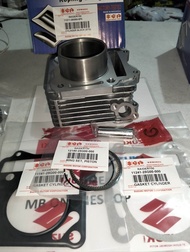 Suzuki cylinder block set for(Raider150 carbtype )w/piston gasket ring gasket standard plug in play