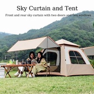One-touch Ridge Type Tent Titanium Glue 3-8 Person utdoor Automatic Camping Family Tent Large Campin