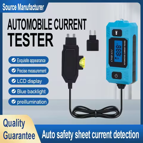 Automotive Fuse Current Tester Backlight Car Leakage Analyzer Fault Tester Automotive Fuse Current T
