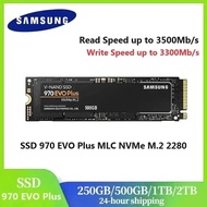LJJ SAMSUNG 970 EVO Plus SSD MLC NVMe M.2 2280 PCIe 3.0x4 Internal Solid State Drive 250GB 500GB 2TB