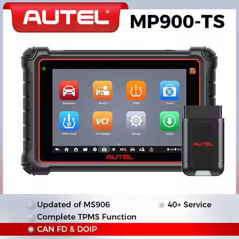Autel MaxiPRO MP900TS Auto TPMS Diagnostic Tools MP900-TS automobile OBD2 Scanner CAN-FD&DOIP ECU Co