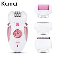 Kemei 4 In 1 Rechargeable Lady Hair Epilator Women Shaver Professional Electric Feet Care Tool Lady Epilator KM-2530