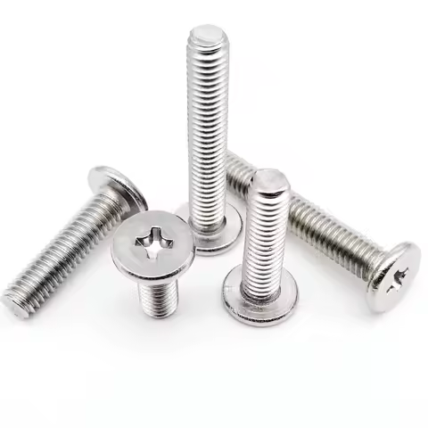 CM M1.4 M1.6 M2 M2.5 M3 M4 M5 M6 A2-70 304 Stainless Steel Cross Phillips Ultra Thin Super Low Flat 