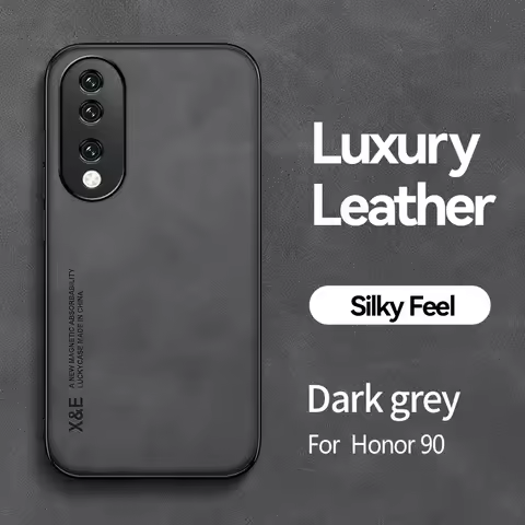 Magnetic Leather Case For Honor 90 Lite Honor90 Lite Honor90Lite 5G Shockproof Silicone Soft Case Co