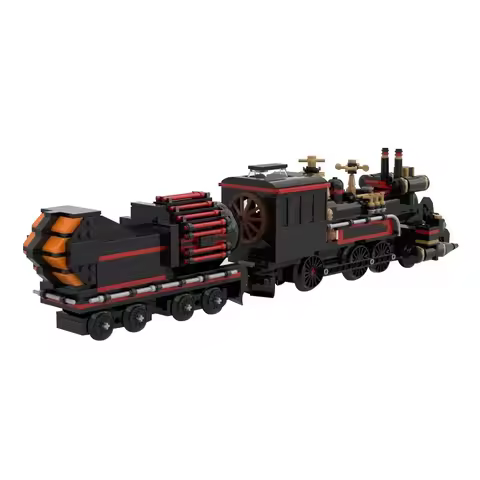 Gobricks MOC-41639 Backed to the Future 'Jules Verne' Time Train Building Blocks