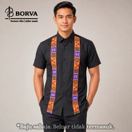 Baju Tradisi Etnik Kadazan Dusun Kujau Corak Depan Belakang 100% Sulam
