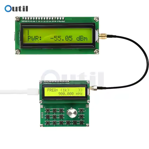 DC 4.5V-5.5V 2.7G RF Power Meter Wideband Space Signal Detector Frequency Range 5kHz-2700MHz Type C 