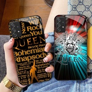 CK-1 AC DC Queen Nirvana HD Glass Casing for Samsung A52 A13 A33 A32 A72 A23 A53 A73 A52S A26 A56 A1