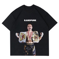 ADULT T-SHIRT RANDY RANDK PANGALILA ISKA KICK BOXING BYON COMBAT MMA WINNER VS KKHAJE | T-SHIRT BLAC