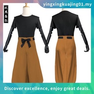 Anime Jujutsu Kaisen Fushiguro Toji Cosplay Costume Aldult Unisex Pants Wig Halloween Rave Combat Fu