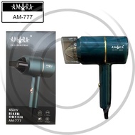 (New Arrival) AMARA HD AM-777/ Mini Professional Low Noise 450 Watt Hair Hairdryer - CO