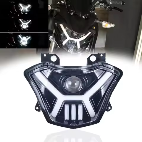 for Kawasaki Z650 Versys-X300 KLE300 2017-2021 LED Projector Headlight High/Low Beam DRL Front Light