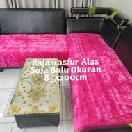 Fur sofa Mat Size 85x100cm/Alsa Fur sofa Chair/Fur Chair Mat