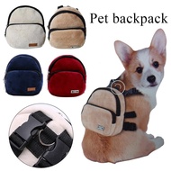 (Lemi Pet House) Pet Backpack Dog Backpack Dog Snack Bag Puppy School Bag Soft Large capacity Cute Convenient Portable Dog Bag Pet Supplies