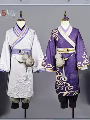 White Guard & Black Guard Cosplay Game Identity V Anime Men Wu Chang Fashion Costume Halloween Party
