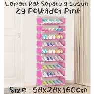 9-Tier Shoe Rack, Multi-Purpose Shoe Storage Rack, 9-Tier Portable Shoe Rack
