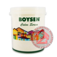 ◐☊Boysen Permacoat Flat Latex Paint - 4LITERS ▪ For Concrete &amp; Stone Surfaces ▪  (MAJESTEEL)