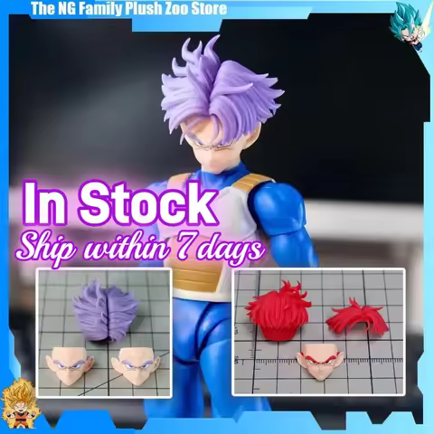 Dragon Ball Z SHF Super Saiyan Future Warrior Trunks Headsculpt Accessory Anime Action Figures Colle