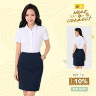 Yody Women's Shirt Short Sleeve High Quality Nano Fabric, Modern Slim Form TRA WOSS26S003