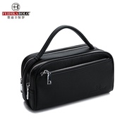 Cowhide Business Briefcase Diagonal Bag Cross-Border Genuine Leather Bag Handbag Men Business Men On
