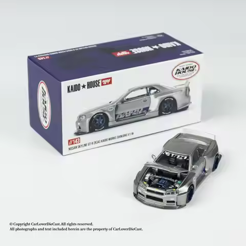 Spot Kaido House MINIGT 1:64 Skyline GTR R34 SHINJUKU V1