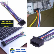 Kabel Head Unit Soket Pioneer AVH 165DVD 2 DIN Kabel Soket Colokan Tape Mobil Pioneer Soket tape mob