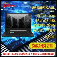 Laptop Asus Rendering TUF i7 11370H 16GB SSD 1TB Geforce RTX 3070
