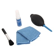 4pcs Cleaning Kit (Dust Ball + Cleaning Solution + Cleaning Cloth + Cleaning Brush) Kit for Camera B