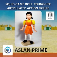 YOUNG-HEE SQUID GAME DOLL ARTICULATED ACTION FIGURE DUMMY 13 REMIX 3D Print Games Articulation Anima