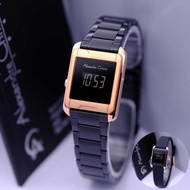 Alexandre christie ac 9499 digital stainless steel & rubber original women's watch