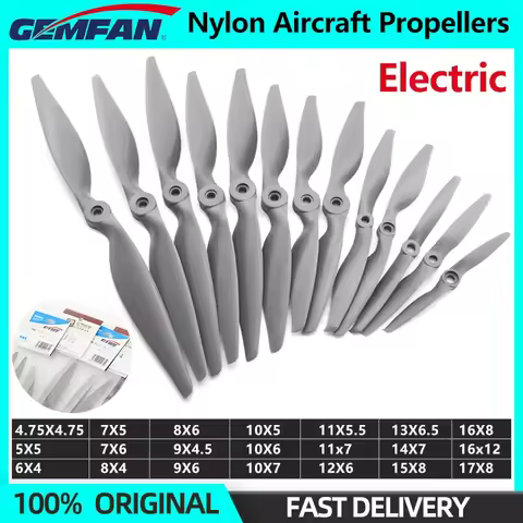2/4PCS Gemfan Apc Nylon Propeller 4.75X4.75/5X5/6X4/6X5.5/7X5/7X6 Props High Strength For RC FPV Mod