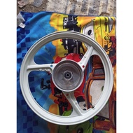 Rim enkei 3 batang putih (lc135/lagenda)