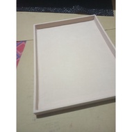 Plain jewelry tray COMPLETE WITH TRANSPARENT MICA jewellery tray jewellery box