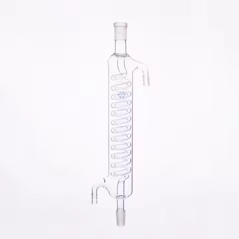 Format serpentine condenser, L. 120mm/200mm/250mm/300mm/400mm/450mm/500mm, Joint 14/23, Condenser Gr