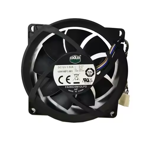 NEW For CoolerMaster FA08025M12LPD 12V 0.50A 804057-001 80*80*25mm Cooling Fan 4pin Cooling Fan Proc
