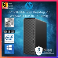 HP 1V7F3AA SLIM DESKTOP S01-PF1162D PC (I3-10100/8GB/256GB SSD/UMA/NO ODD/WIN10/WIRED USB KB+M/3 YRS